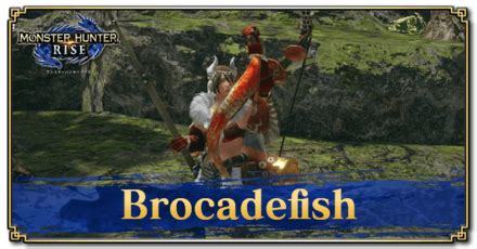 mega fishing fly mhgu|Brocadefish .